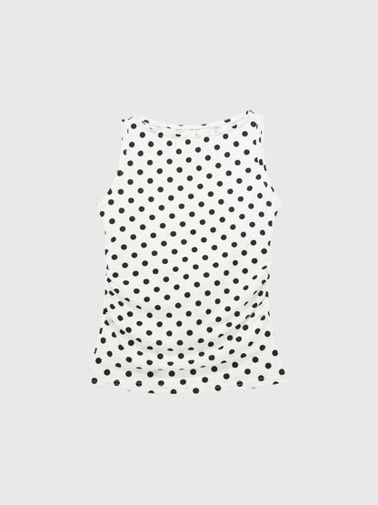 dot back cut out tops