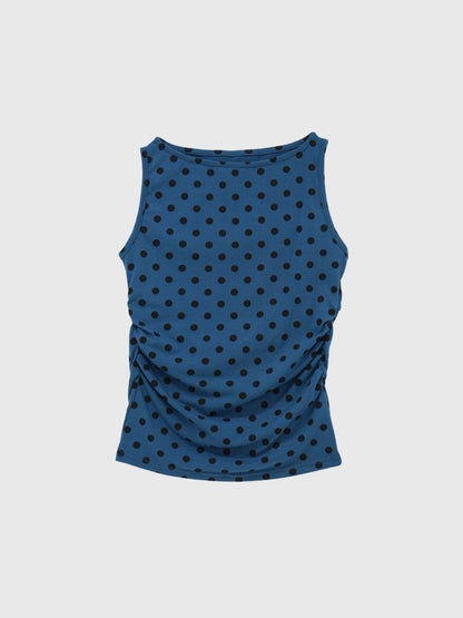 dot back cut out tops