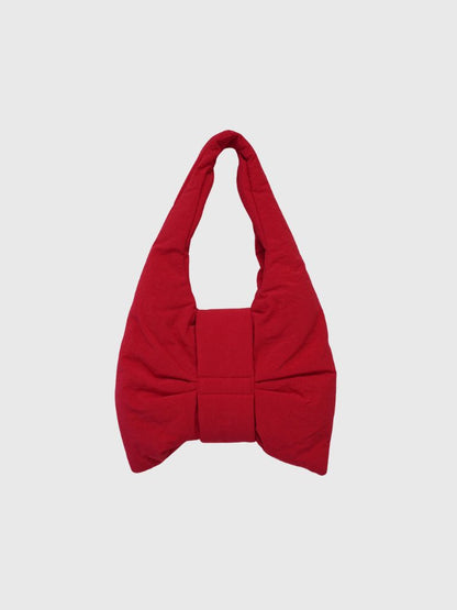fluffy ribbon mini bag