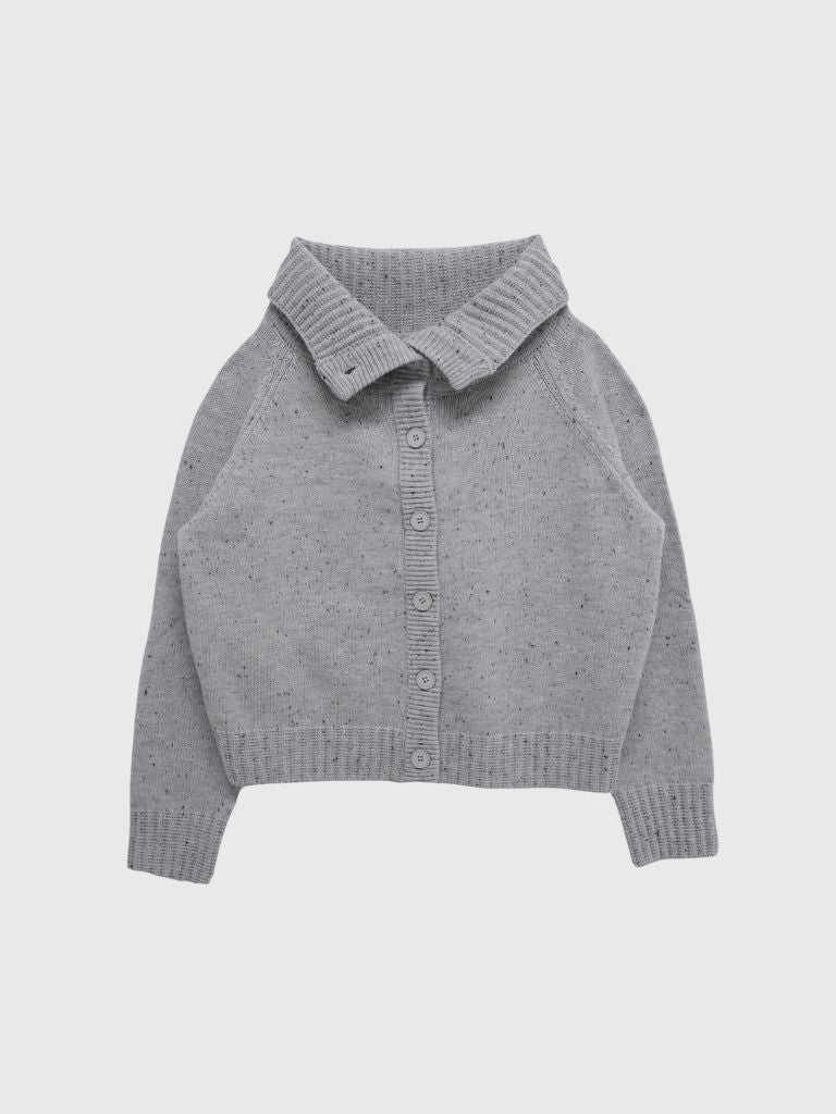 nep high neck cardigan