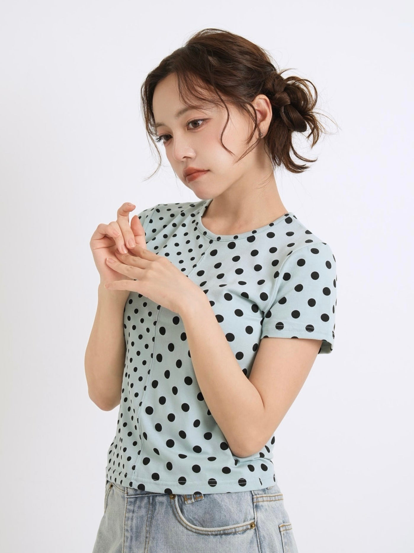 panel half dot tops