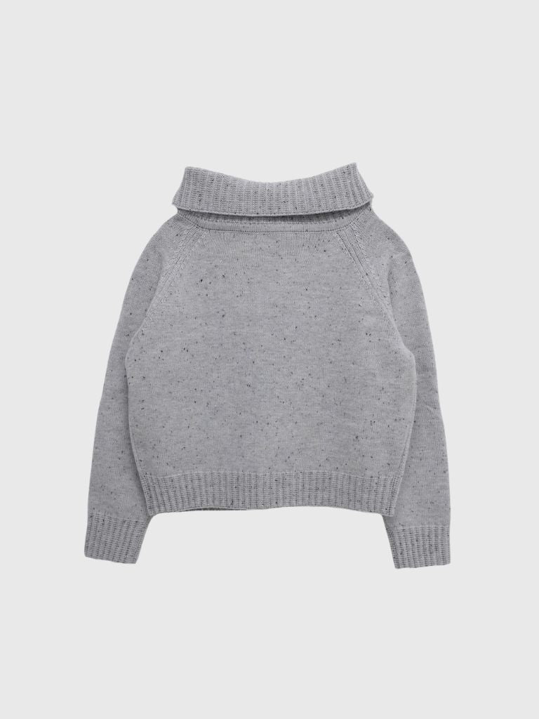 nep high neck cardigan