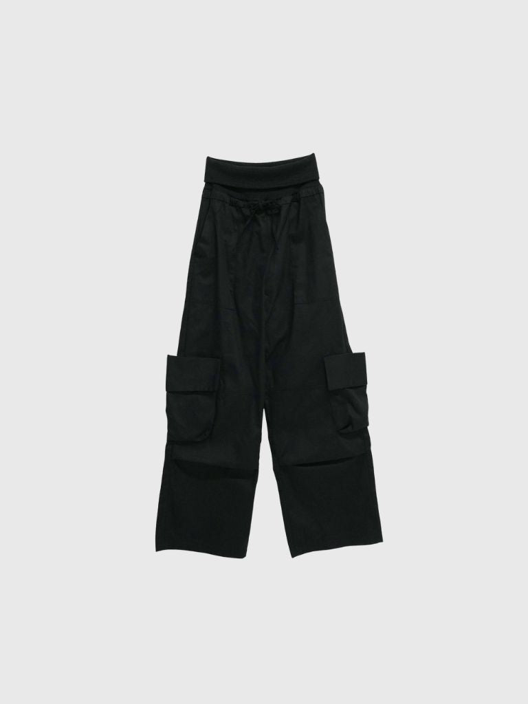 folding waist jogger pants