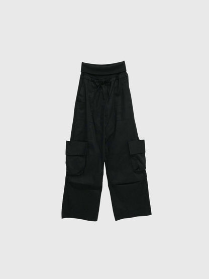 folding waist jogger pants