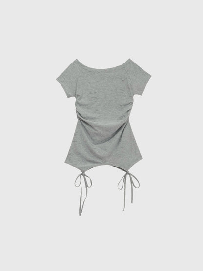 jacquard off shoulder tops