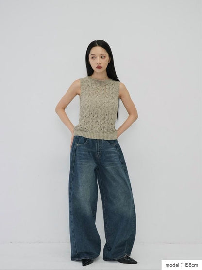 wide cut denim
