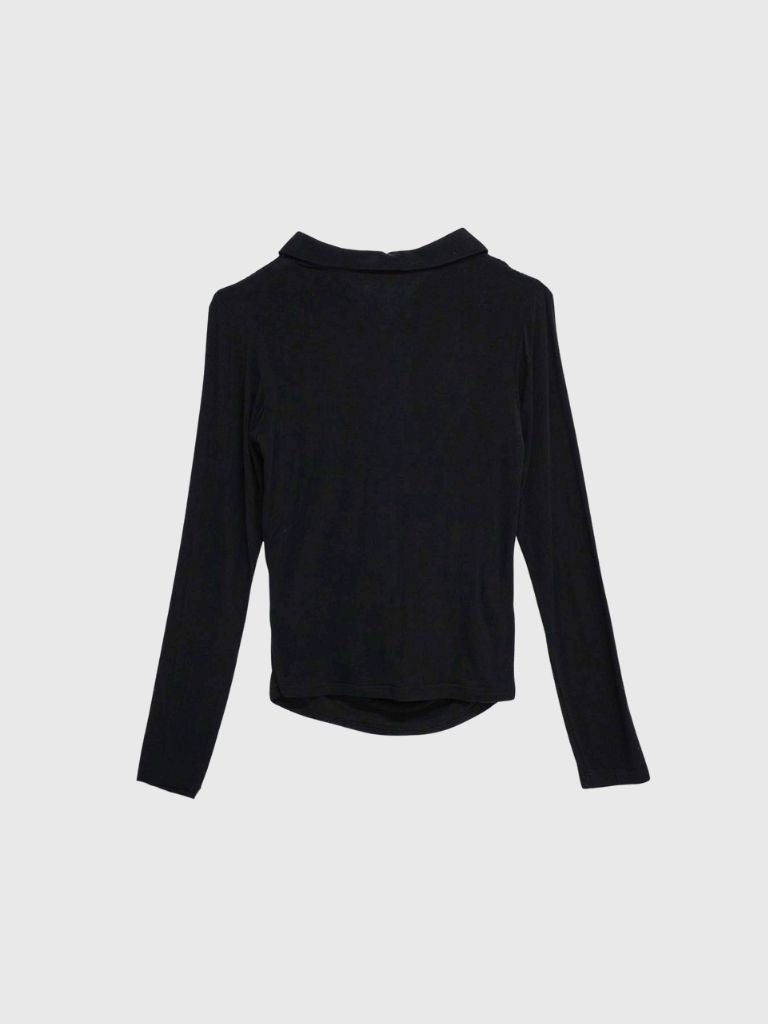 curve collar tops