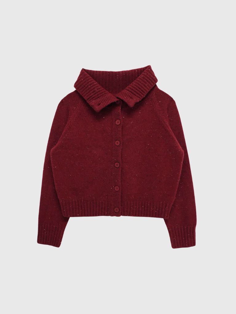 nep high neck cardigan