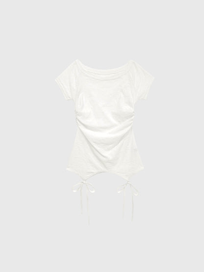 jacquard off shoulder tops