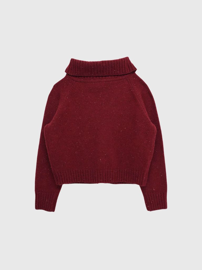 nep high neck cardigan