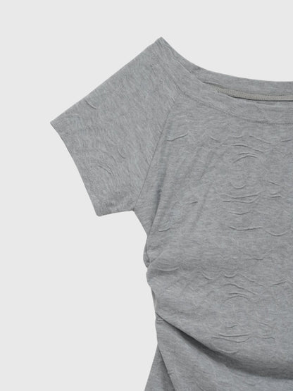 jacquard off shoulder tops