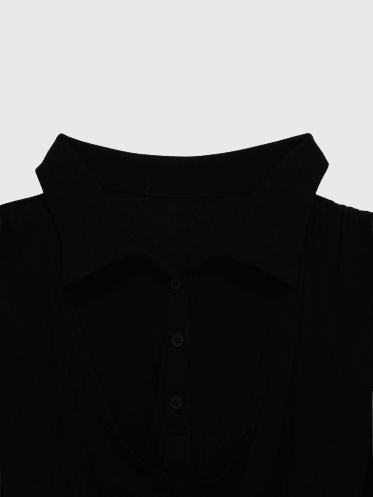 curve collar tops