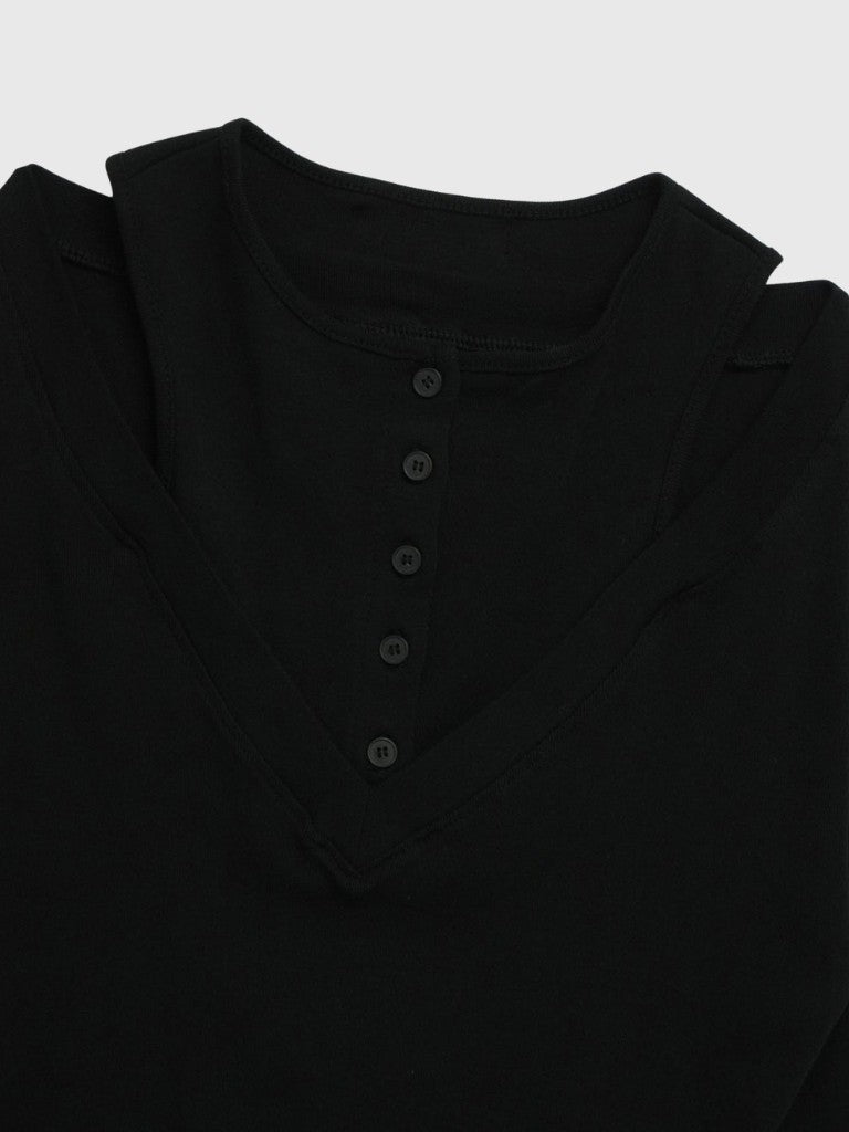 double layer off shoulder tops