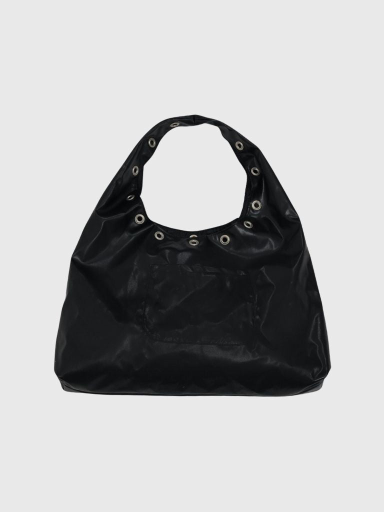 eyelet shoulder bag