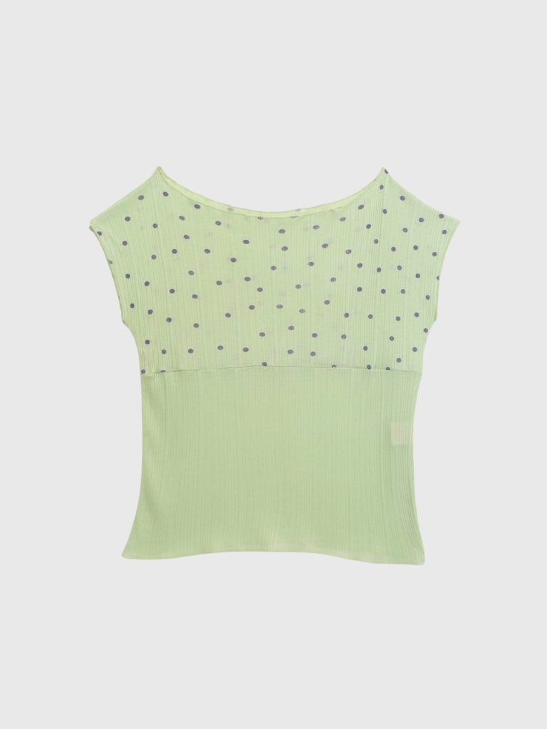 yoke dot rib tops