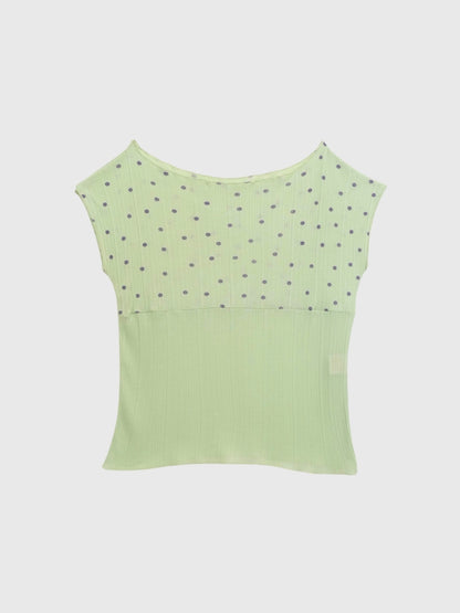 yoke dot rib tops
