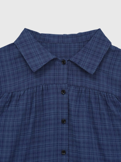 gather frill blouse
