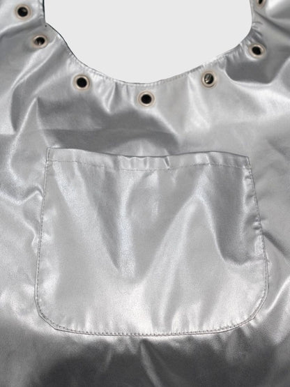 eyelet shoulder bag