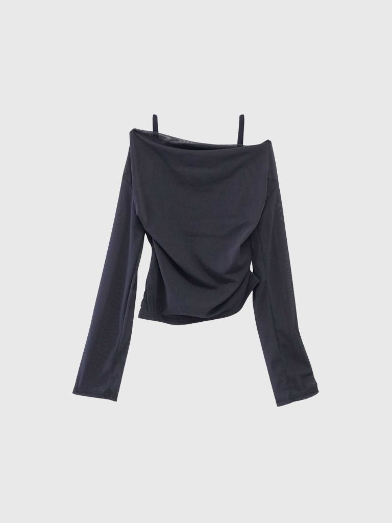 sheer mesh tops