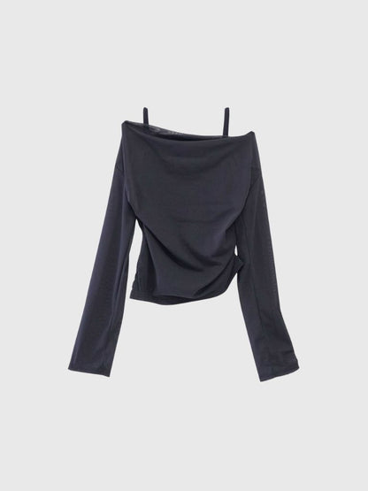 sheer mesh tops