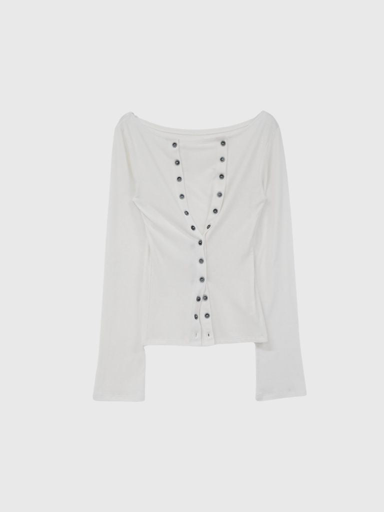 double row button tops