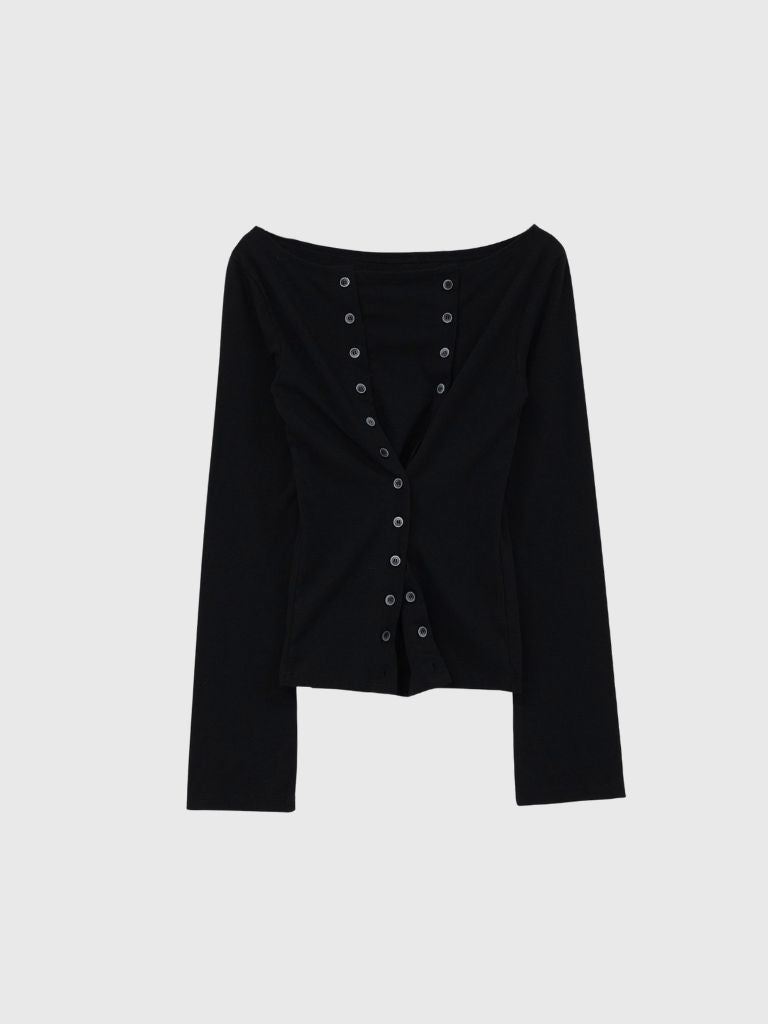 double row button tops