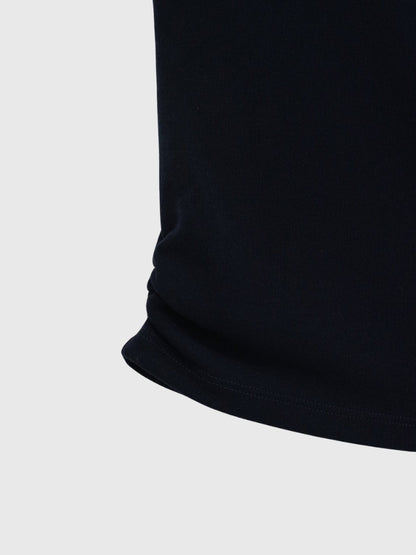 contrast one shoulder tops