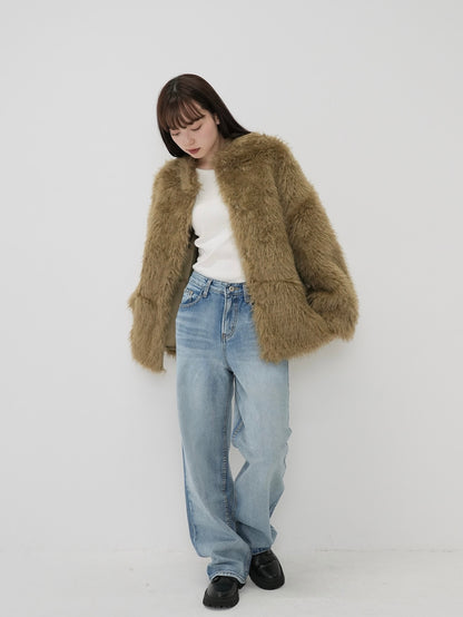 faux fur coat