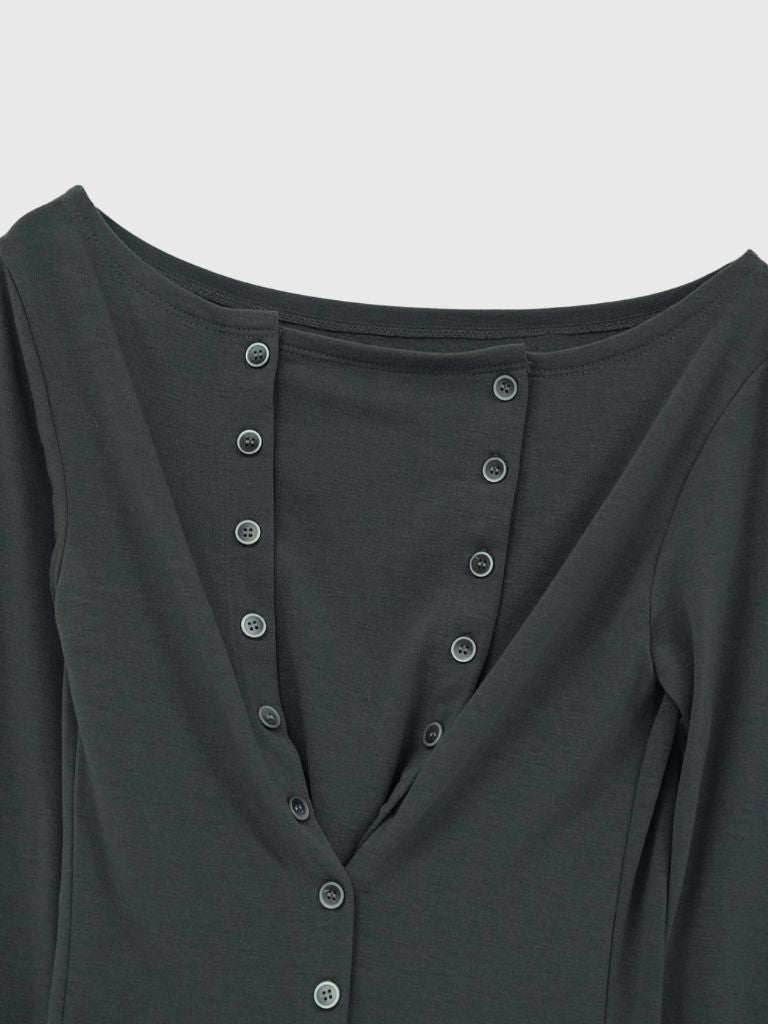 double row button tops