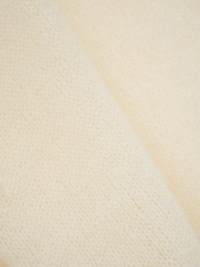 light sheer polo knit