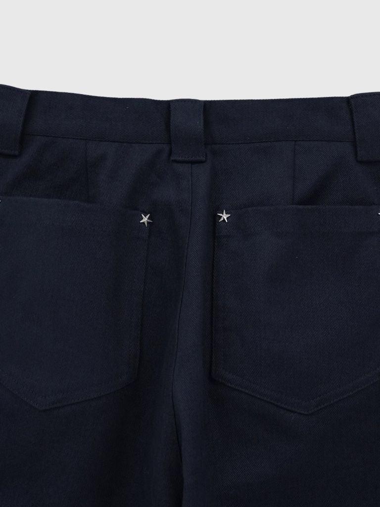 mini studs wide pants