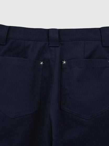 mini studs wide pants