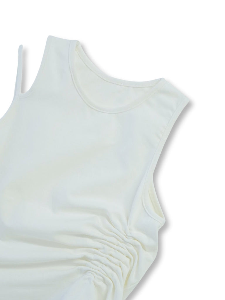 one side draw tops