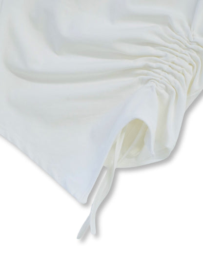 one side draw tops