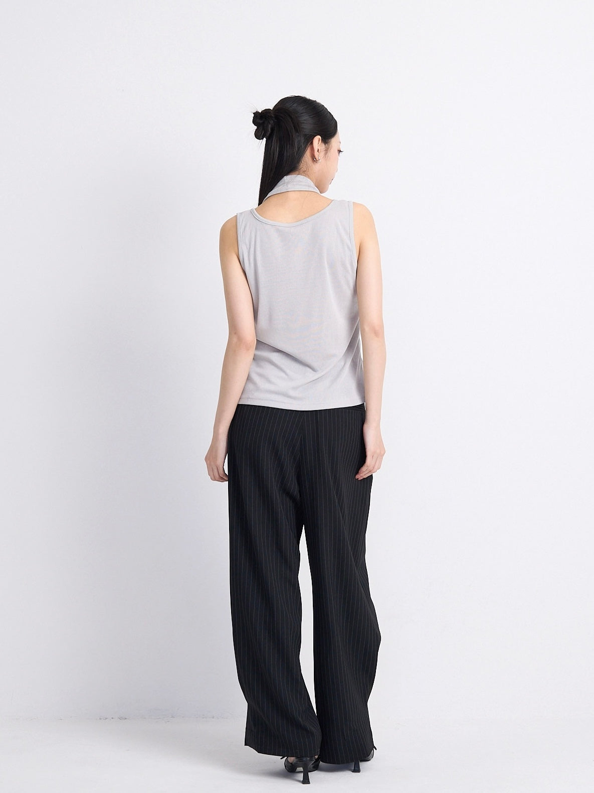 wide stripe tuck pants – enewdnina