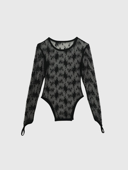 lace side cutout tops