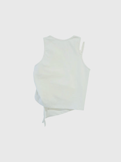 one side draw tops