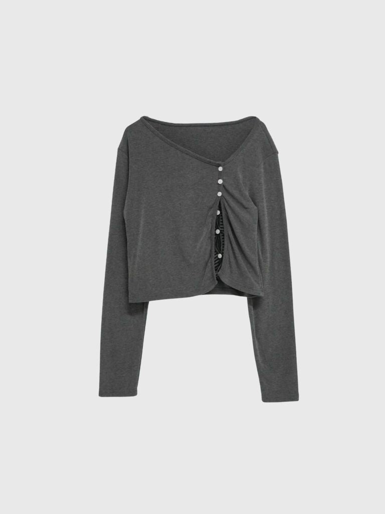 border peek cardigan