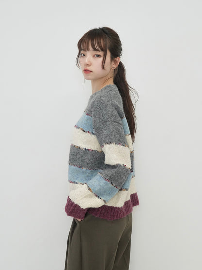 multi border knit