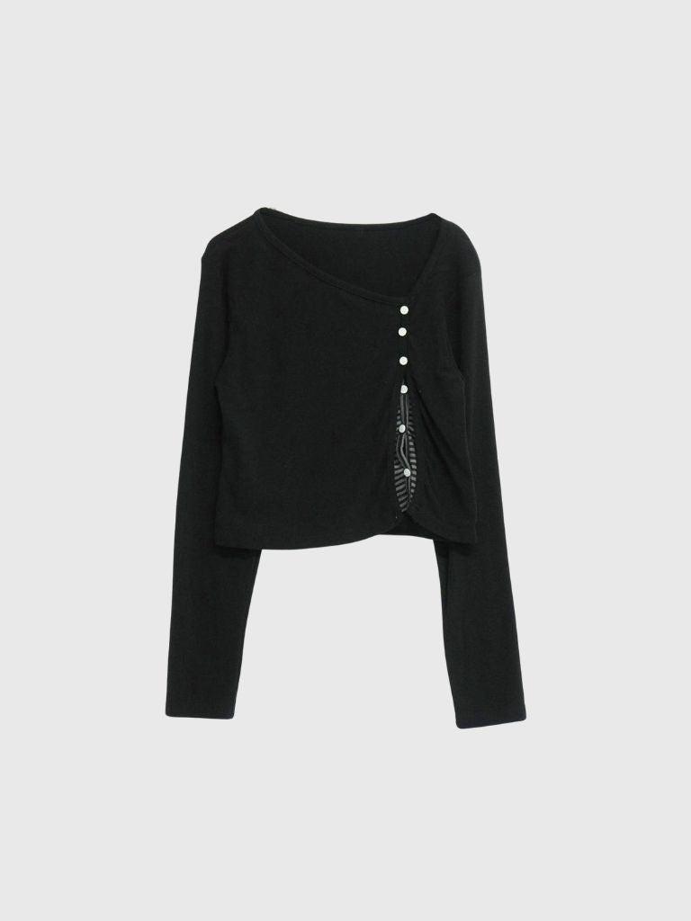 border peek cardigan