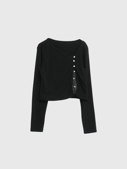 border peek cardigan