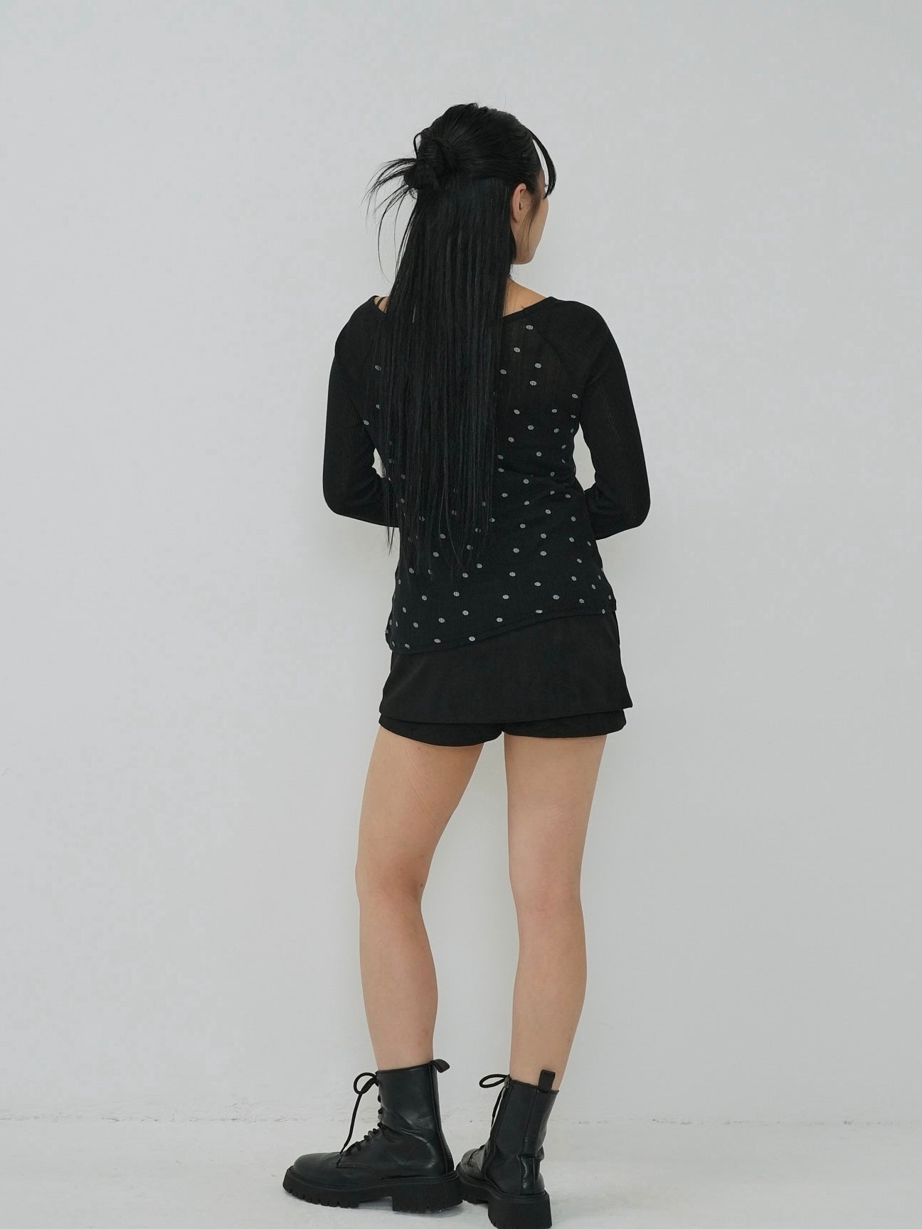 light dot raglan tops