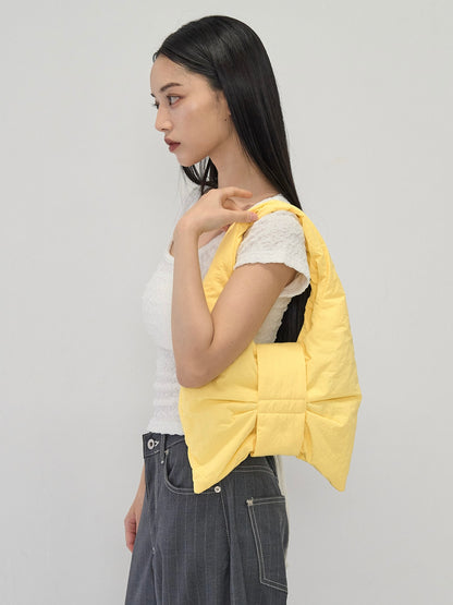 fluffy ribbon mini bag