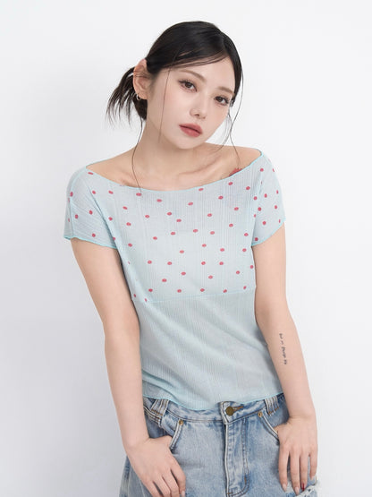 yoke dot rib tops