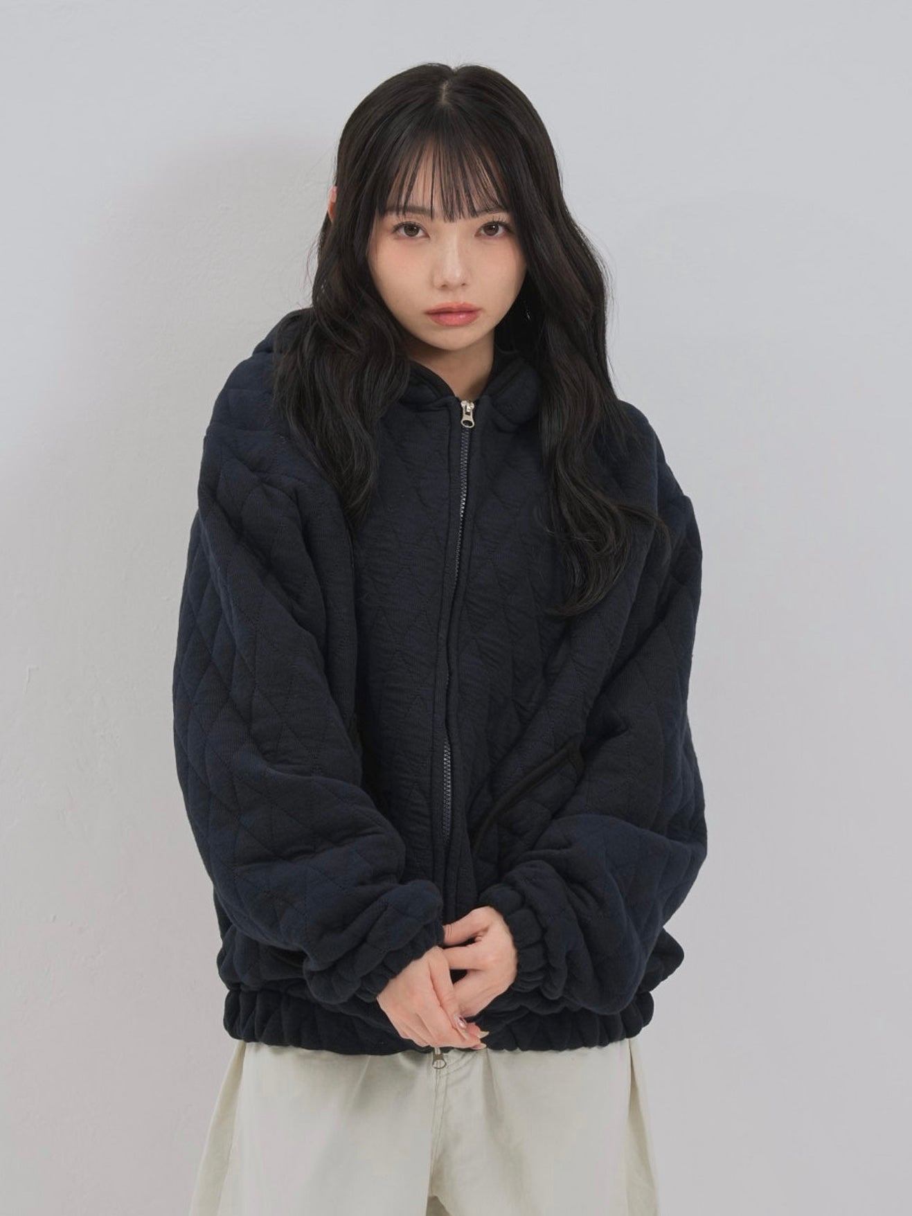 soft quilting hoodie