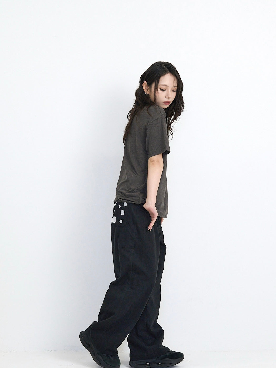 dot pocket pants