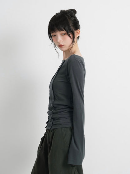 double row button tops