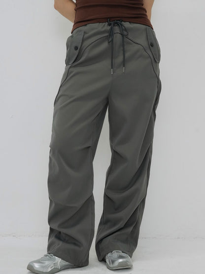drawstring cargo pants