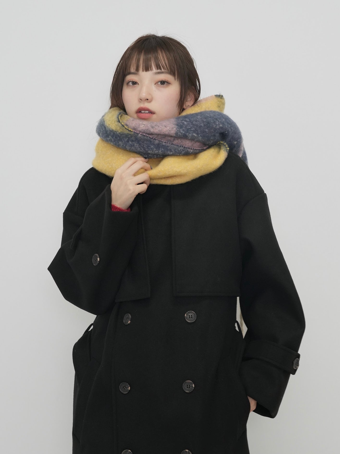 trench wool coat