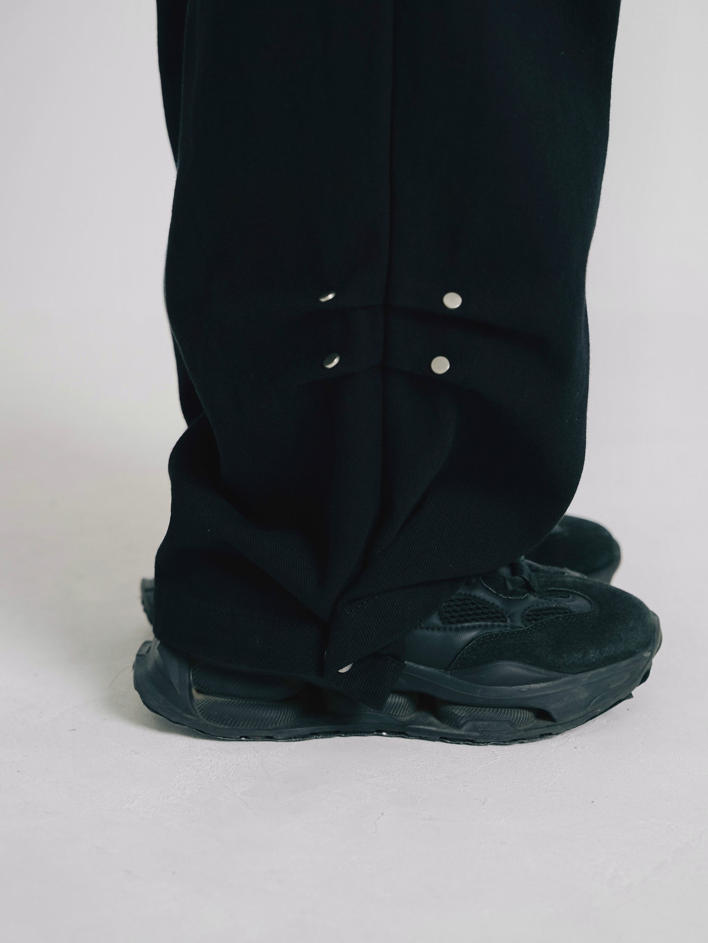 cotton side eyelet pants